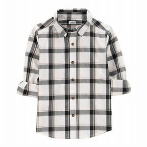 NWT Carter's Plaid Buttom Up/Down Shirt